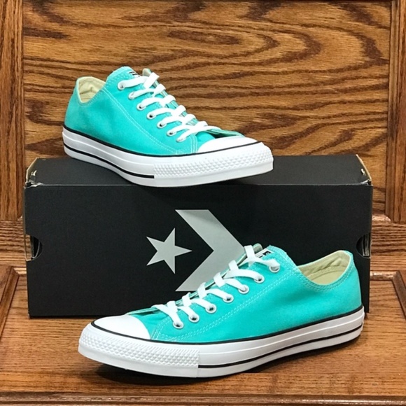 Converse CTAS Ox Pure Teal Shoes - Picture 1 of 8